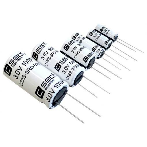 SECH dvouvrstvý kondenzátor radiální 25 F 3.0 V 20 % (Ø x v) 16 mm x 25.0 mm 1 ks