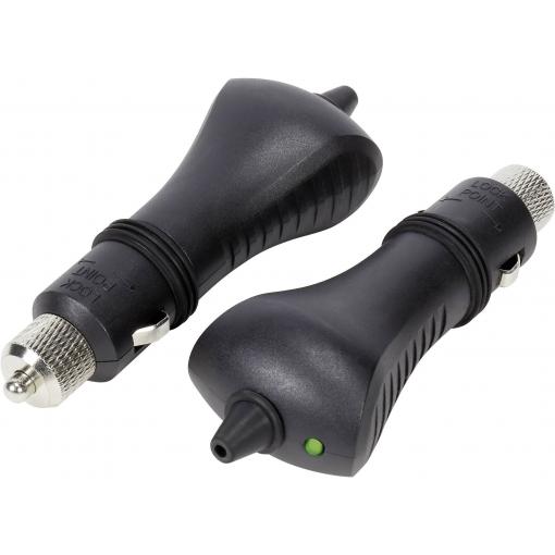 TRU COMPONENTS Zástrčka do auta, IP44 Proudová zatížitelnost (max.)=15 A 12 V/DC
