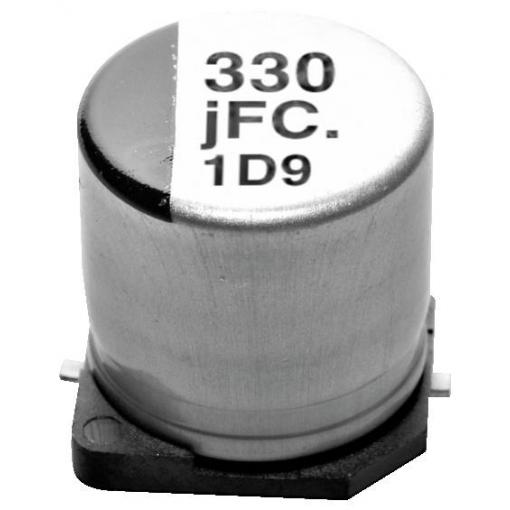 Panasonic elektrolytický kondenzátor 220 µF 35 V 20 % (Ø x v) 10 mm x 10.2 mm 1 ks
