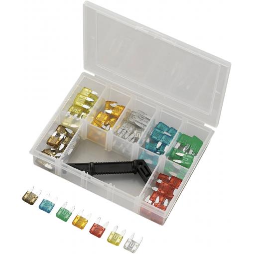 TRU COMPONENTS Y101-70TS mini plochá pojistka 5 A, 7.5 A, 10 A, 15 A, 20 A, 25 A, 30 A 71 ks