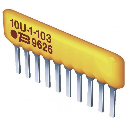 Bourns 4608X-102-681LF rezistor 680 Ω THT 1 ks