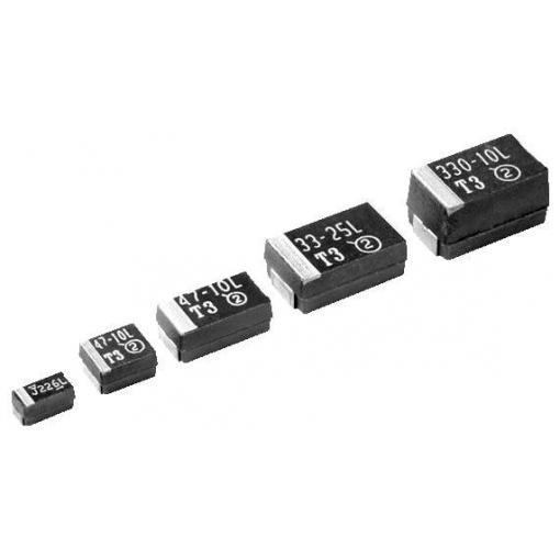 Vishay 293D335X9025B2TE3 Tantalový kondenzátor 25 V 10 % (d x š x v) 3.5 x 2.8 x 1.9 mm 1 ks