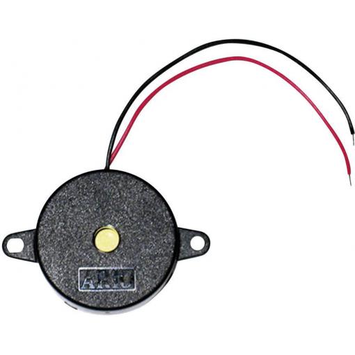 TRU COMPONENTS 717609 piezo bzučák Hlučnost: 90 dB Napětí: 9 V nepřerušovaný tón 1 ks