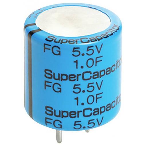 Kemet FG0H105ZF Superkondenzátor (Super Cap) 5.5 V/DC 80 % 1 ks
