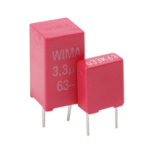 Wima 1 ks fóliový kondenzátor MKT radiální 1.5 µF 63 V/DC, 40 V/AC 10 % 5.0 mm (d x š x v) 7.2 x 5.5 x 11.5 mm