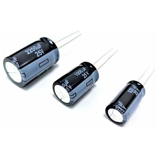 Panasonic elektrolytický kondenzátor radiální 1.000 µF 25 V 20 % 1 ks