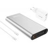 RealPower REALPOWER PB-20000 PD Pro powerbanka 20000 mAh, Dodávka energie, stříbrná, Indikátor stavu