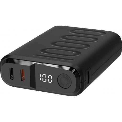 RealPower REALPOWER PB-10000 35 Watt powerbanka 10000 mAh, Dodávka energie, vícebarevná, Indikátor stavu
