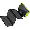 RealPower REALPOWER PB-20000 Solar powerbanka 20000 mAh, Bezdrátové nabíjení Qi, USB-A, zelená, Venkovní