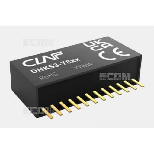 DC/DC měnič DNKS3-7805, 24 V → 5 V / 3 A, SIP-12