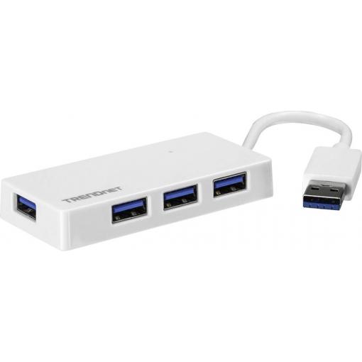 TrendNet TU3-H4E síťový adaptér / rozbočovač USB 3.0