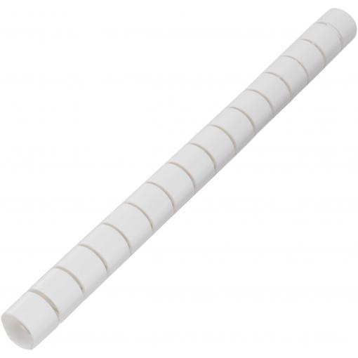 TRU COMPONENTS 1593189 TC-MX-KLT8WE203 ochranná spirála pro kabely 8 mm (max) bílá 5 m