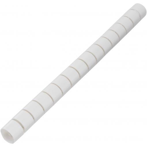TRU COMPONENTS 1593193 TC-MX-KLT32WE203 ochranná spirála pro kabely 32 mm (max) bílá 5 m