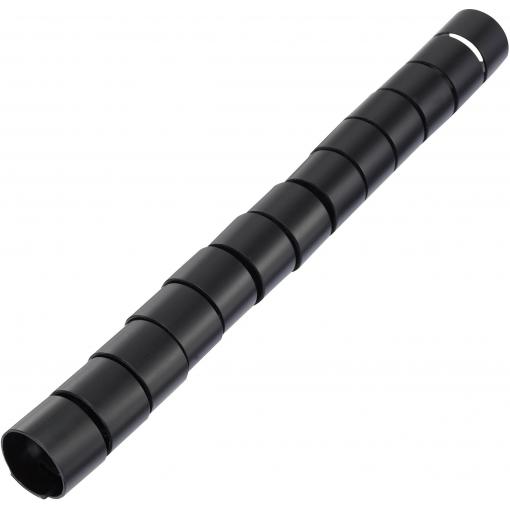 TRU COMPONENTS 1593196 TC-KL15BKZ-50M203 ochranná spirála pro kabely 15 mm (max) černá metrové zboží