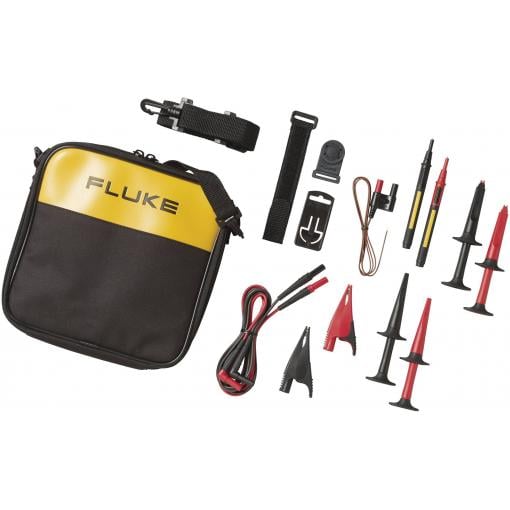Fluke TLK289 sada bezpečnostních měřicích kabelů krokosvorka, zástrčka 4 mm, zkušební hroty zástrčka 4 mm červená, černá 1 ks