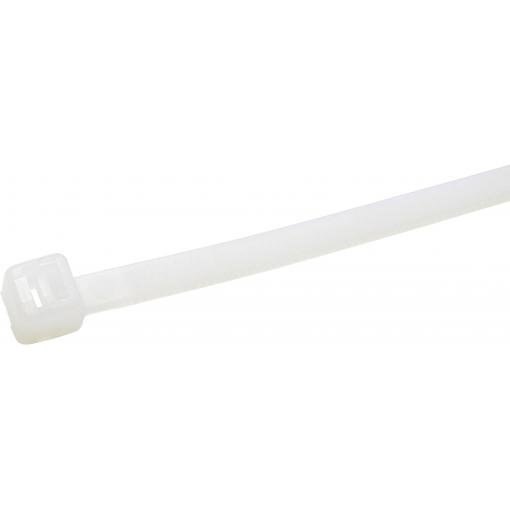 WKK 11096971, 11096971, stahovací pásky, 4.80 mm, 160 mm, přírodní, 100 ks