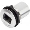 zásuvkový modul RJ45 RJ45 zásuvka, vestavná TRU COMPONENTS 1417397, černá, 1 ks
