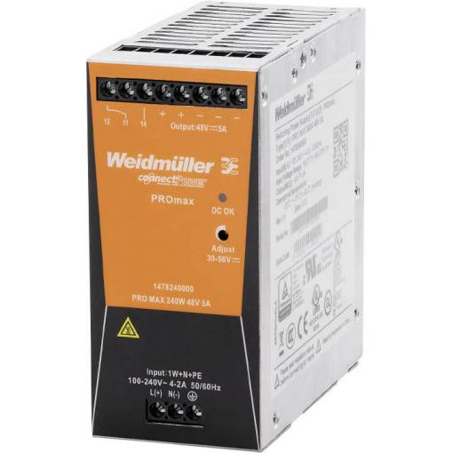 Weidmüller 1478240000 síťový zdroj na DIN lištu 48 V/DC 5 A 240 W Obsah 1 ks