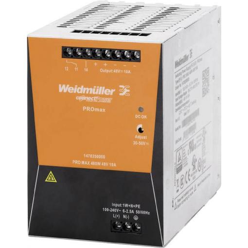 Weidmüller 1478270000 síťový zdroj na DIN lištu 48 V/DC 20 A 960 W Obsah 1 ks