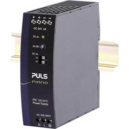 PULS PIC120.241C síťový zdroj na DIN lištu 24 V/DC 5 A 120 W Počet výstupů:1 x Obsah 1 ks