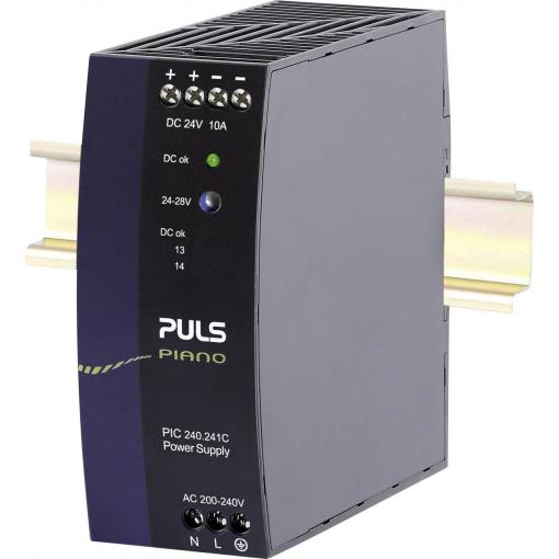 PULS PIC240.241C síťový zdroj na DIN lištu 24 V/DC 10 A 240 W Počet výstupů:1 x Obsah 1 ks