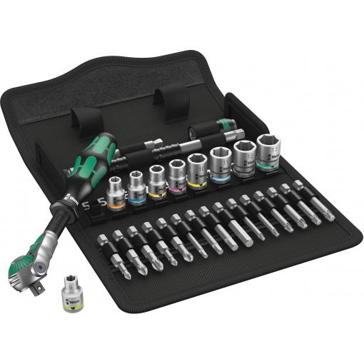 Wera 8100 SA Zyklop Speed sada nástrčných klíčů, metrický, 1/4 (6,3 mm), 28dílná, 05004016001