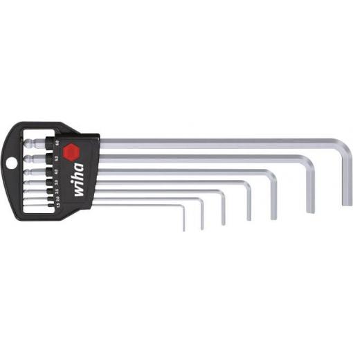 Wiha inbus sada klíčů 1.5 mm, 2 mm, 2.5 mm, 3 mm, 4 mm, 5 mm, 6 mm 7dílná