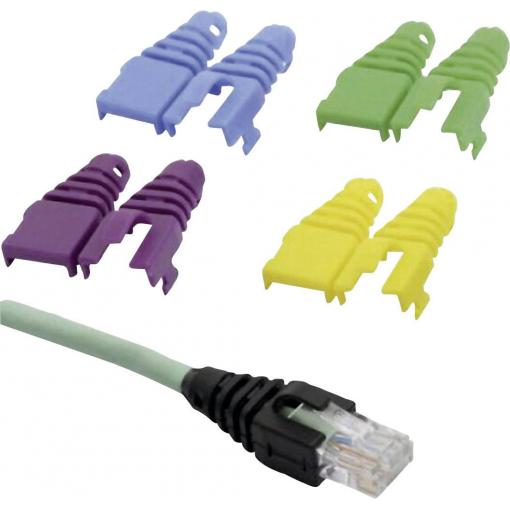 MH Connectors MHRJ45SRB-RET-R Ochranná průchodka RJ45 proti zlomení, možnost opětovného otevření 6510-0102-10 červená 1 ks