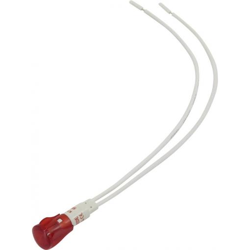 TRU COMPONENTS 1524021 standardní signálka se žárovkou červená 1 ks