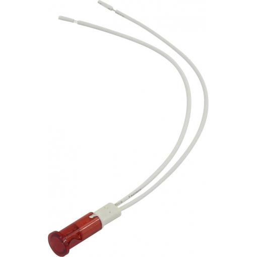 TRU COMPONENTS 1524024 standardní signálka se žárovkou červená 1 ks
