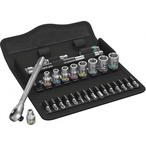 Wera Zyklop Metal 8100 SA 7 sada nástrčných klíčů, metrický, 1/4 (6,3 mm), 28dílná, 05004017001