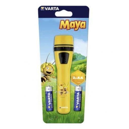 Svítilna VARTA 15630 LED vč.2R6, plastová, Maya, žlutá
