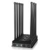 Nástěnná desková silná rušička 8 antén, silné komplexní zarušení JYT-MP1000PLUS mobilní sítě CDMA/GSMDCS/PCS2G/3G/ 4G/LOJACK/GPS/WIFI total 210W