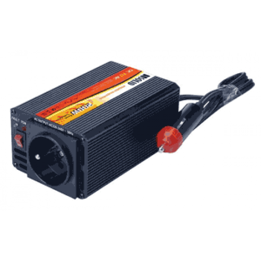 Síťový měnič napětí z 12V DC na 230V AC 200W + USB 500mA (INVERTOR)