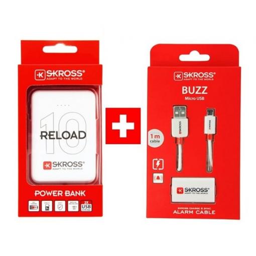 SKROSS PROMO powerbanka Reload 10 + Alarm USB kabel zdarma  DN56-Promo