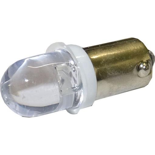 LED žárovka Ba9S, 12 V / 0,1 W, bílá, 8 mm