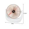 Stolní ventilátor s Li-Ion akumulátorem, nabíjení USB