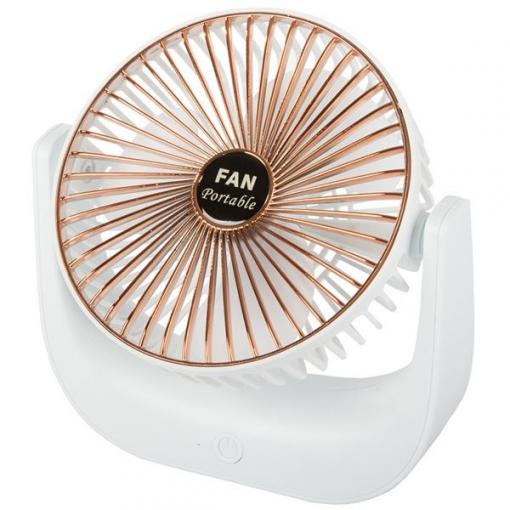 Stolní ventilátor s Li-Ion akumulátorem, nabíjení USB