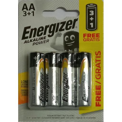 Baterie Energizer Alkaline Power AA/R06, Blistr(3+1)