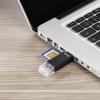 Hama USB 2.0 OTG čtečka karet Basic, SD/microSD, černá