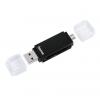Hama USB 2.0 OTG čtečka karet Basic, SD/microSD, černá