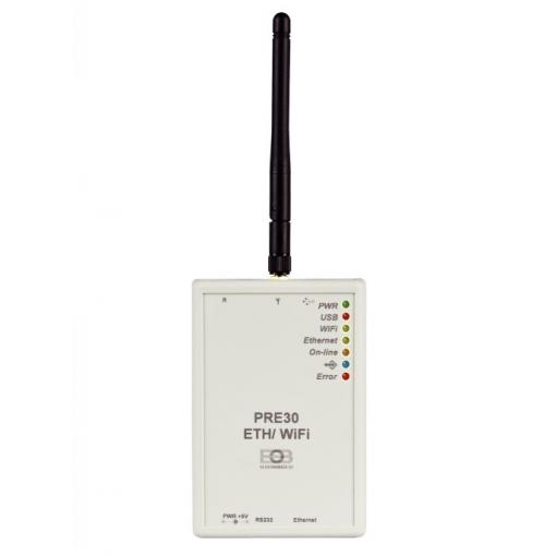 ELEKTROBOCK Převodník RS232 na Ethernet/WiFi PRE30