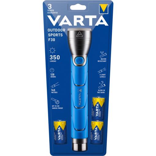 Svítilna VARTA 18629 LED 5W 3R14, kovová, OUTDOOR SPORTS F30