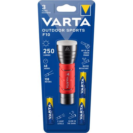 Svítilna VARTA 17627 LED 5W 3R3, kovová, OUTDOOR SPORTS F10
