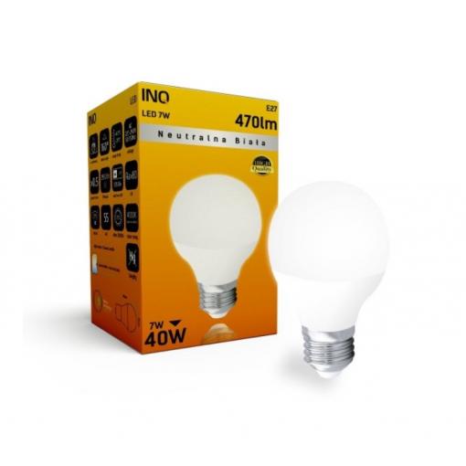 LED žárovka INQ, E27 ilum.7W P45, teplá bílá   IN407205
