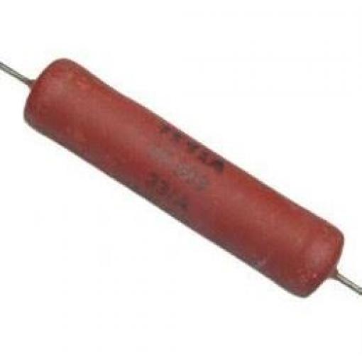 Výkonový drátový rezistor 180 Ω, 15 W, 50 × 12 mm