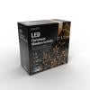 Solight LED vánoční závěs, hvězdy, šíře 1,8m, 77LED, IP20, 3xAA, USB - 1V227