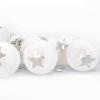 Solight LED řetěz vánoční koule, 10LED, 1m, 2x AA, časovač, IP20  - 1V226