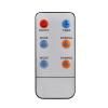 Solight LED 2v1 venkovní vánoční řetěz, koule, dálkový ovladač, 100LED, RGB+bílá, 10m+5m, 8 funkcí, IP44 - 1V08-RGB
