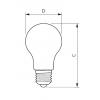 LED žárovka Philips E27 10,5W 2700K 230V A60 CL  P649104